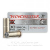 38 Special Ammo - Super Match Wad Cutter Winchester Super-X Super Match Wad Cutter Winchester Super-X Ammo