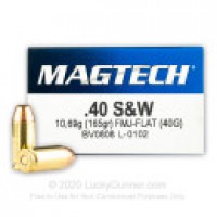 Flat Nose Magtech FMJ Ammo