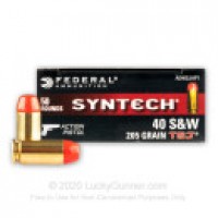 Bulk Total Synthetic Jacket Federal Syntech Action Ammo