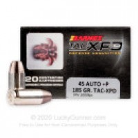 45 ACP/Auto Ammo - Barnes TAC-XPD SCHP +P Barnes TAC-XPD SCHP +P Ammo