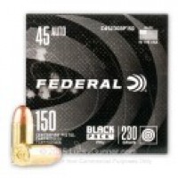 Federal Black FMJ Ammo