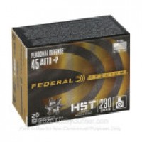 45 ACP/Auto Ammo - HST Federal Personal Defense JHP +P HST Federal Personal Defense JHP +P Ammo