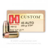 45 ACP/Auto Ammo - XTP Hornady Custom JHP XTP Hornady Custom JHP Ammo