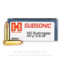 Sub-X Hornady Subsonic Ammo