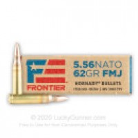 Bulk Hornady Frontier FMJ Ammo