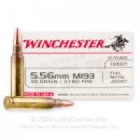 Bulk M193 Winchester USA FMJ Ammo