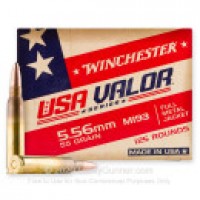 Bulk Winchester USA VALOR FMJ Ammo