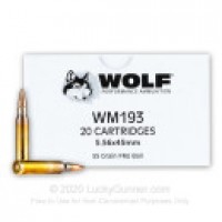 Bulk Wolf Gold FMJ Ammo