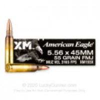 Bulk XM193 Federal American Eagle FMJBT Ammo