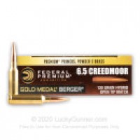 6.5mm Creedmoor Ammo - Hybrid Federal Gold Medal OTM Hybrid Federal Gold Medal OTM Ammo