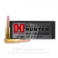 6mm Creedmoor Ammo - ELD-X Hornady Precision Hunter ELD-X Hornady Precision Hunter Ammo