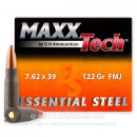 Bulk MAXXTech Essential Steel FMJ Ammo