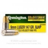 9mm Ammo - BJHP Remington Golden Saber BJHP Remington Golden Saber Ammo