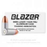 Bulk Blazer Aluminum FMJ Ammo