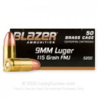 Bulk Blazer Brass FMJ Ammo