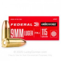 9mm - Federal American Eagle FMJ