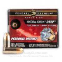 9mm Ammo - Federal Hydra-Shok Deep JHP Federal Hydra-Shok Deep JHP Ammo