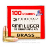 Bulk RN Federal Champion Brass FMJ Ammo