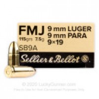 Bulk Sellier & Bellot FMJ Ammo