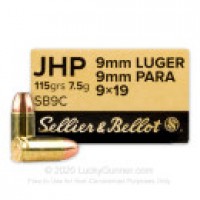 Bulk Sellier & Bellot JHP Ammo