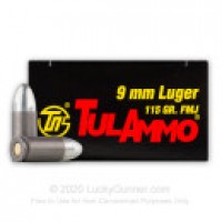 9mm Ammo - Bulk Tula FMJ Bulk Tula FMJ Ammo