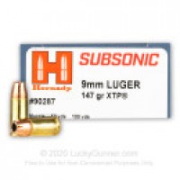 9mm Ammo - XTP Hornady Subsonic JHP XTP Hornady Subsonic JHP Ammo