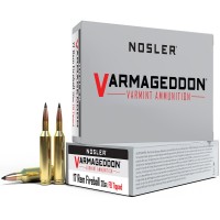 Nosler Varmageddon Polymer Tip Flat Base Ammo