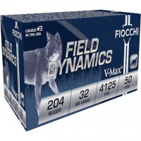Bulk Fiocchi Field Dynamics Hornady V-MAX Polymer Tip Of Ammo