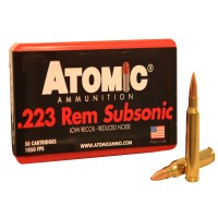 atomic subsonic 223 ammo atomic subsonic 223 ammo