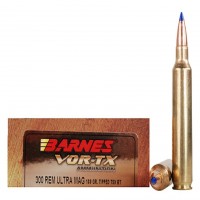 Barnes VOR-TX Remington Ultra TTSX Polymer Tipped Spitzer Boat Tail Lead-Free Ammo