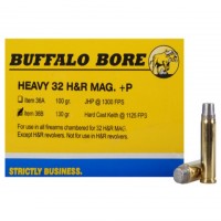 Buffalo Bore Outdoorsman Hard Cast Lead Semi-Wadcutter +P Ammo