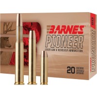 Barnes Pioneer Government HP Flat Nose Lead Free TSX Ammo