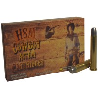 HSM Cowboy Action Government Hard Cast Flat Nose Triple Lube Groove Ammo