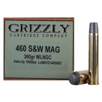 Grizzly Lead Wide Nose Gas Check Ammo