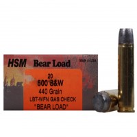 HSM Bear Lead Wide Flat Nose Gas Check Ammo