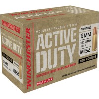 Winchester Active Duty MHS Flat Nose FMJ Ammo