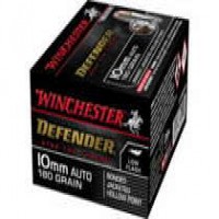 Winchester Defender Bonded Nickel Plated Brass Case JHP Ammo
