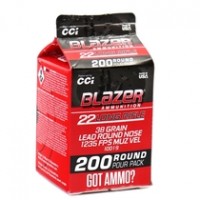 CCI Blazer Lead Brass Case RN Ammo