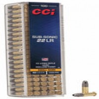 CCI Sub-Sonic Lead Brass Case HP Ammo