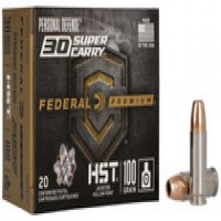 Federal Premium HST Nickel Plated Brass Case JHP Ammo