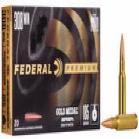 Federal Gold Medal Premium Open Tip Match Brass Case Ammo