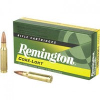 308/7.62x51mm Ammo - Remington Core-Lokt Ammo Pointed SP Brass Case Remington Core-Lokt Pointed SP Brass Case Ammo