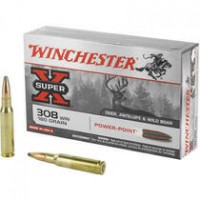 Super-X Winchester Power Point Brass Case Ammo