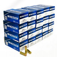 Bulk Magtech Flat Point Brass Case FMJ Ammo