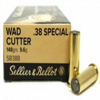 Sellier & Bellot Wad-Cutter Brass Case Ammo