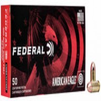 380 Auto Ammo - Federal American Eagle Ammo Brass Case FMJ Federal American Eagle Brass Case FMJ Ammo