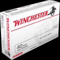 40 S&W Ammo - Bulk Winchester USA Brass Case FMJ Bulk Winchester USA Brass Case FMJ Ammo