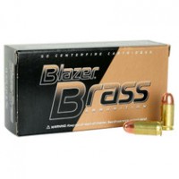 CCI Blazer Brass Case FMJ Ammo