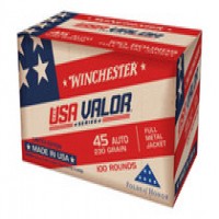 Winchester Valor Brass Case FMJ Ammo