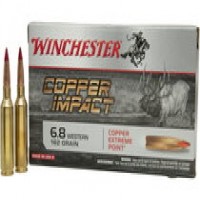 Winchester Copper Impact Extreme Point Brass Case Ammo